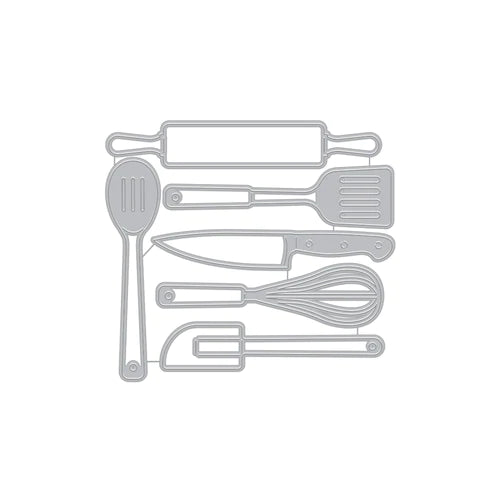 Matrices fantaisie pour outils de cuisine (D)