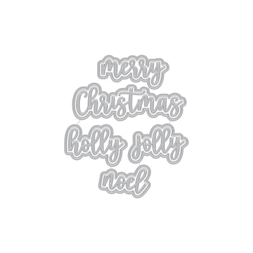 Matrice fantaisie Mots de Noël (D)