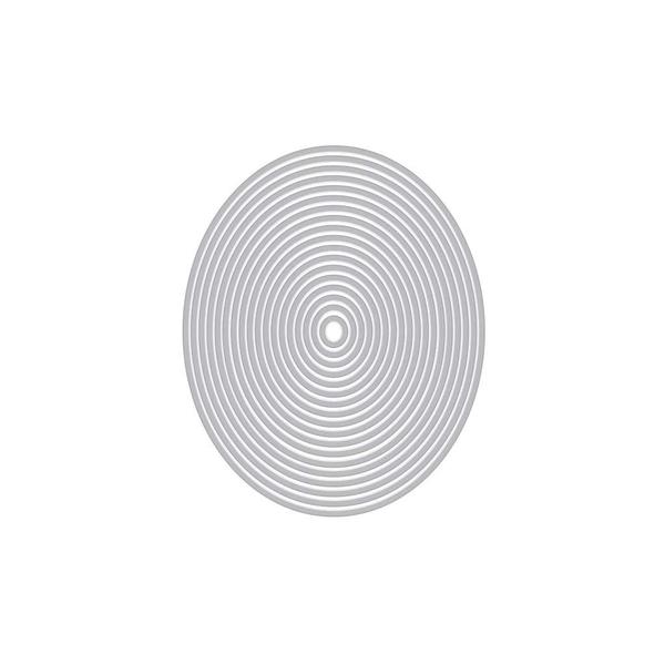 Matrices infinies ovales emboîtables