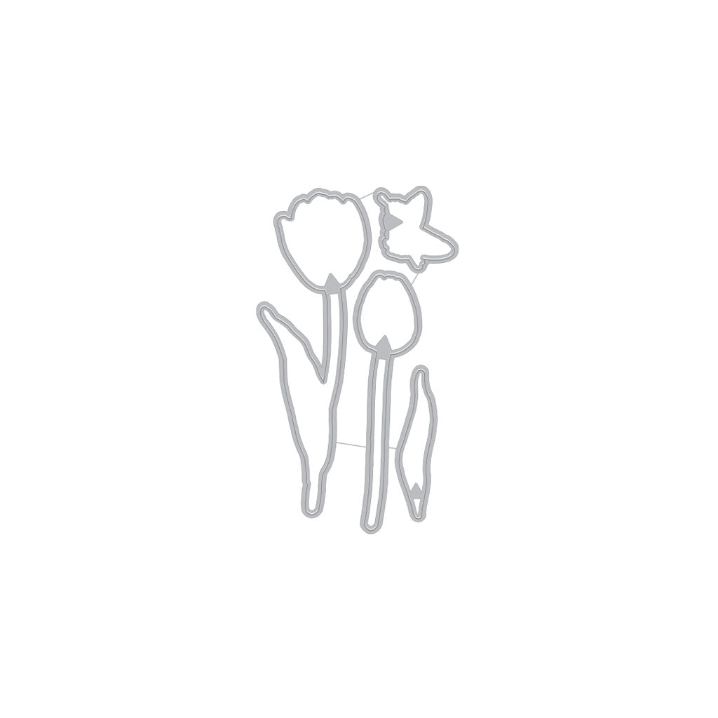 Hero Florals : Coupes de cadre de tulipes (C)