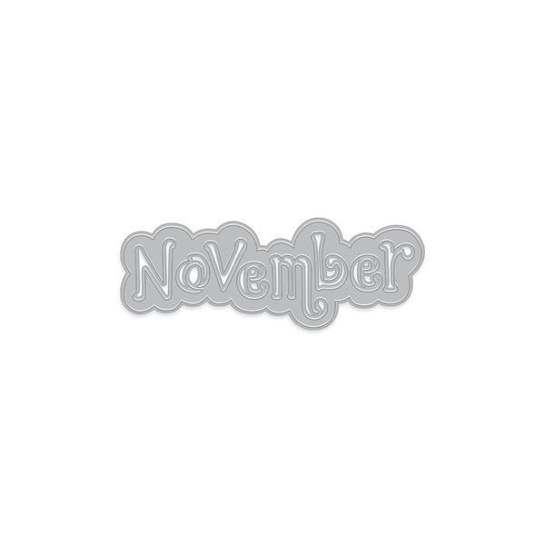 Matrice fantaisie mot octobre