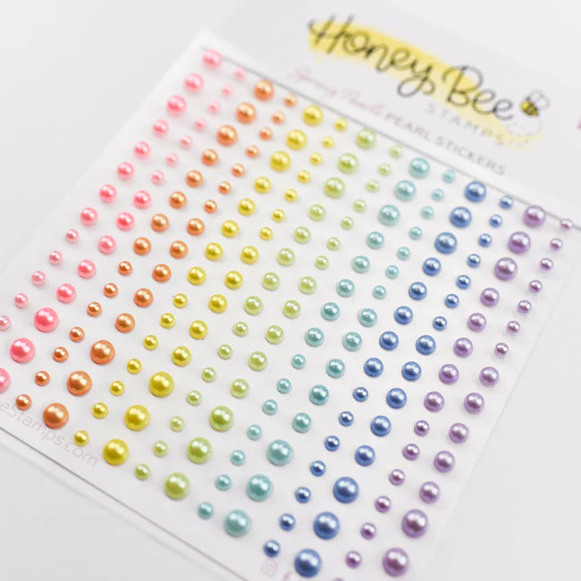 Perles de printemps - Autocollants perles | 210 unités
