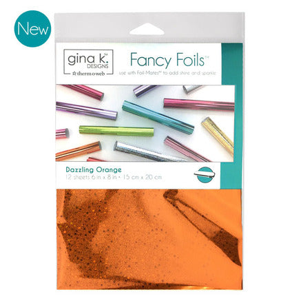 Feuilles fantaisie GKD - Orange éblouissante