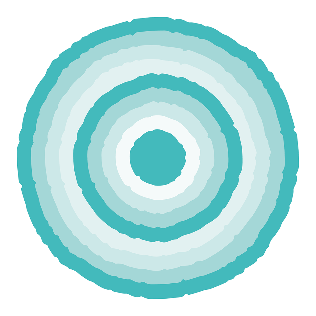 Deckle Edge Circles Honey Cuts