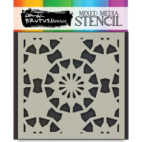 Mixed Media Stencil - Delauney*