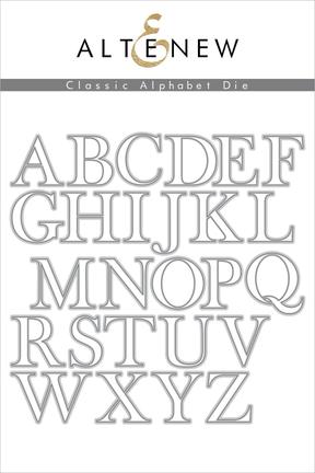 Classic Alphabet Die Set