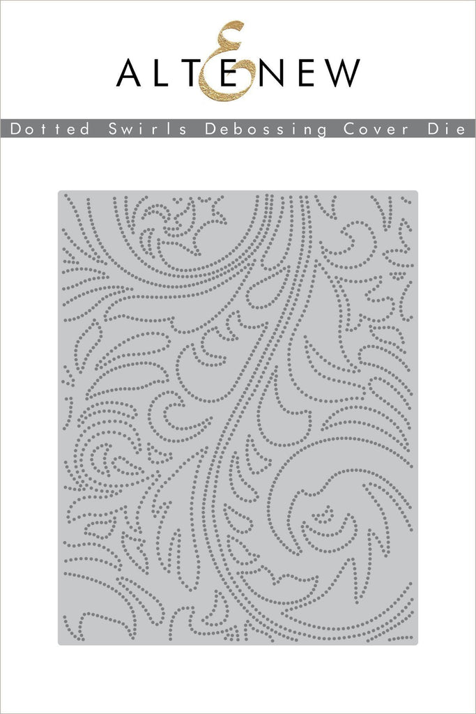 Matrice de couverture de gaufrage de tourbillons en pointillés