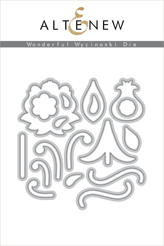 Magnifique ensemble de matrices Wycinanki