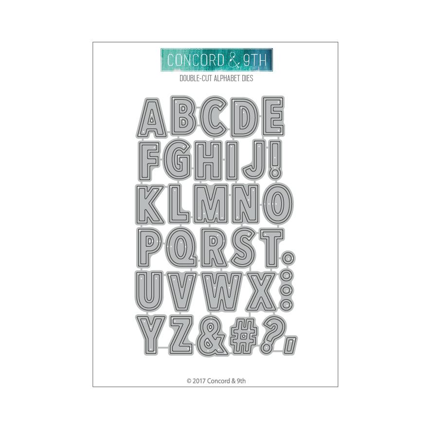 Matrices Alphabet Double Coupe