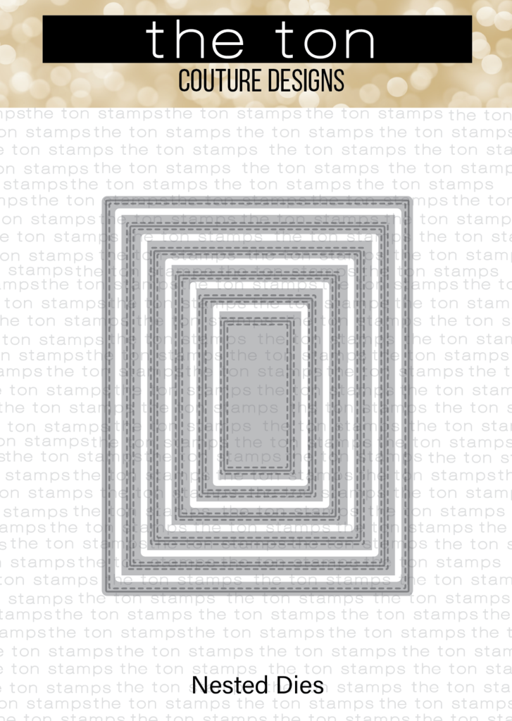 Matrices emboîtées A2 rectangulaires à double couture