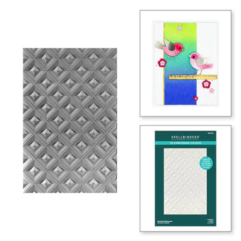 Beveled Diamonds 3D Embossing Folder