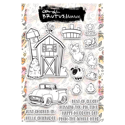 Amis de la ferme Timbre 6x8
