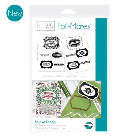 Étiquettes festives Foil Mates