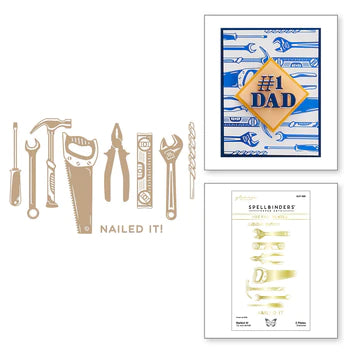 J'y suis arrivé! Assiette Glimmer Hot Foil de la collection Toolbox Essentials par Nancy McCabe