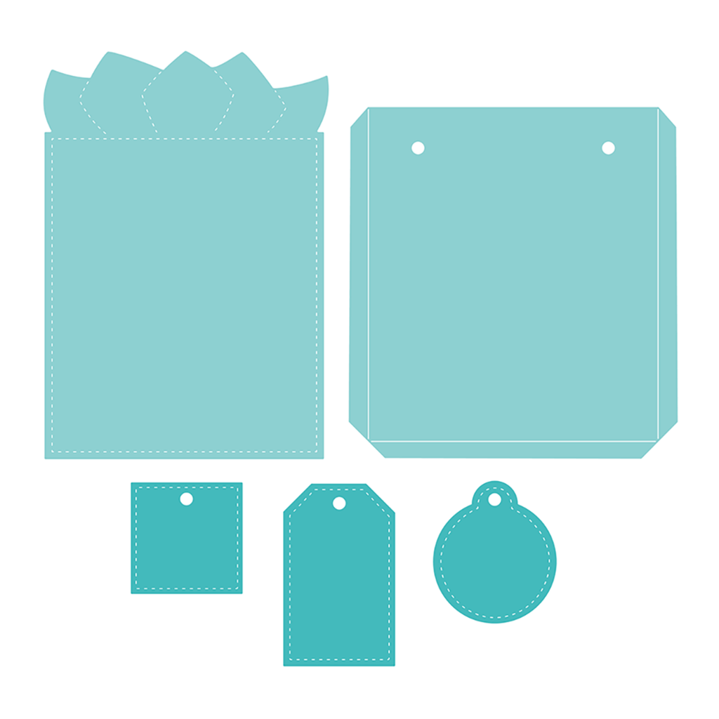 Carte de sac cadeau coupes de miel
