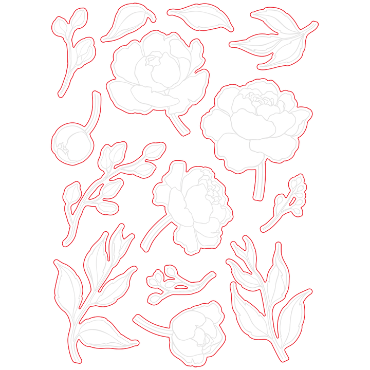 Spring Peony Honey Cuts