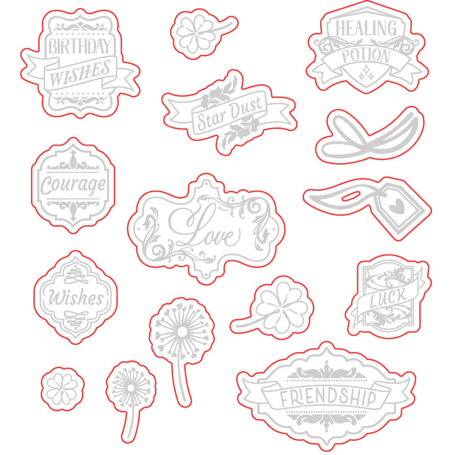 Love & Luck Potion Labels - Honey Cuts - RETIRING
