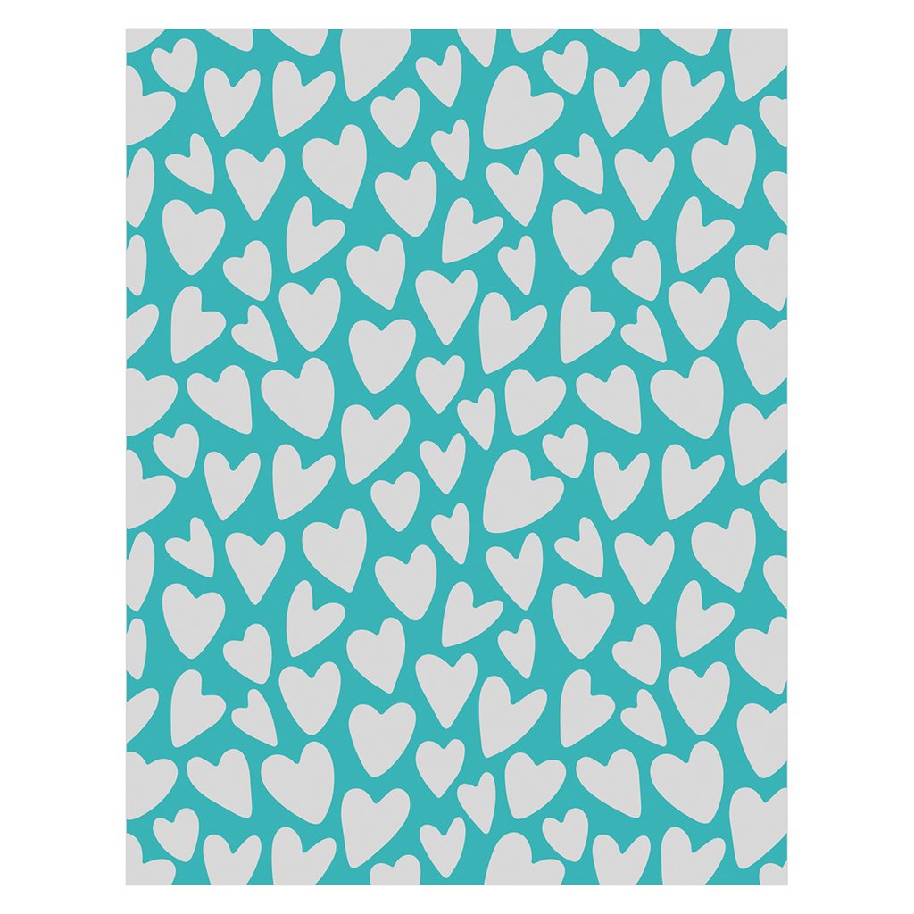 Whimsical Hearts Plaque de couverture A2 Coupes de miel