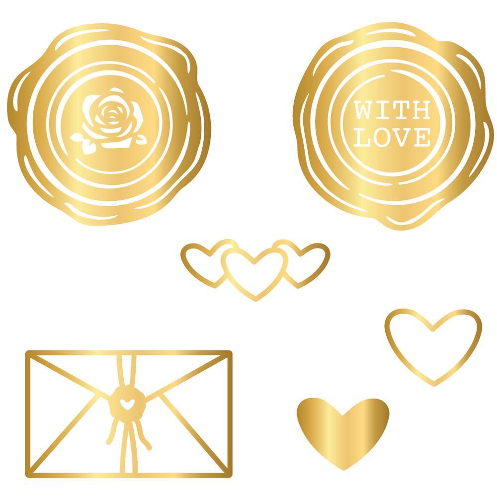 Wax Seals: Love Hot Foil Plate | Honey Cuts - RETIRING