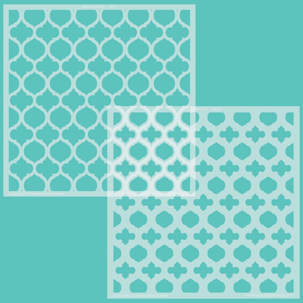 Quatrefoil Layers | Set of 2 Stencils - RETIRING