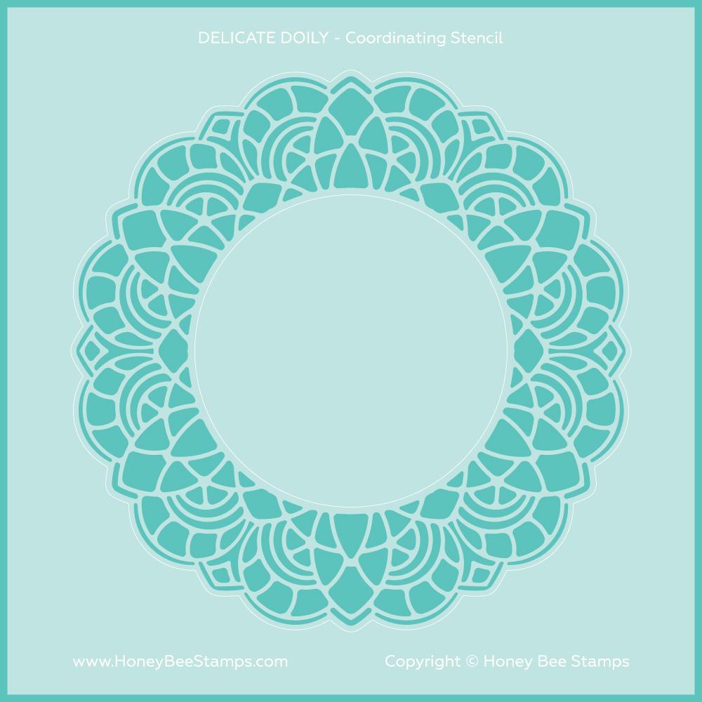 Delicate Doily Coordinating | 6x6 Stencil - RETIRING