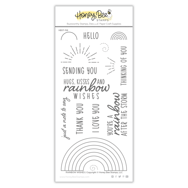 Rainbow Wishes Stamp Set