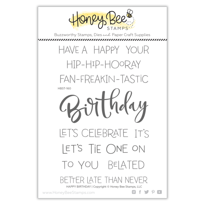 Happy Birthday Stamp Set