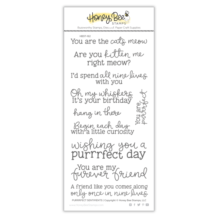 Purrrfect Sentiments Stamp Set