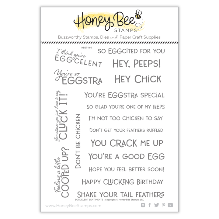 EGGcelent Sentiments Stamp Set