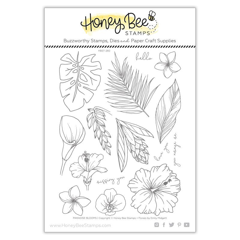Paradise Blooms 6x8 Stamp Set - RETIRING