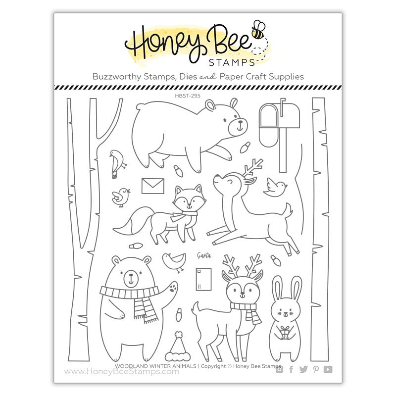 Woodland Winter Animals - 6x6 - RETIRING