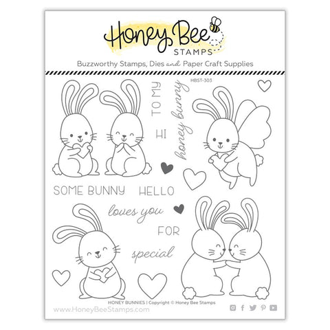 Honey Bunnies 6x6 Stamp Set