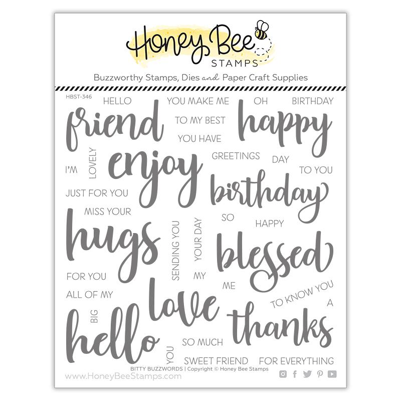 Bitty Buzzwords | 6x6 Stamp Set