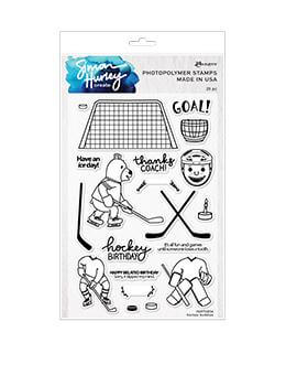 Timbre des copains de hockey