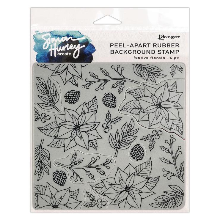 Festive Florals - Cling Stamp