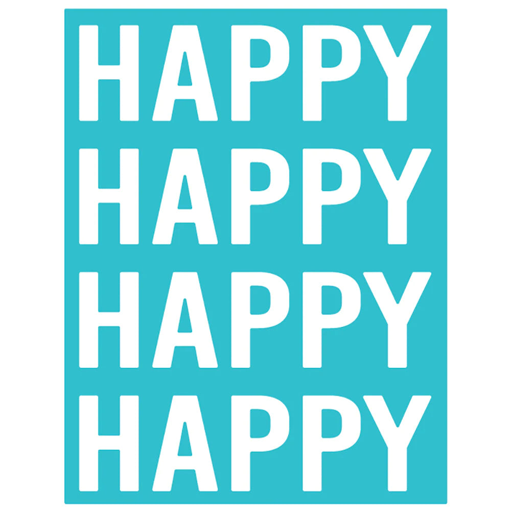 Plaque de couverture Happy Happy Happy A2 | Matrices de coupe de miel