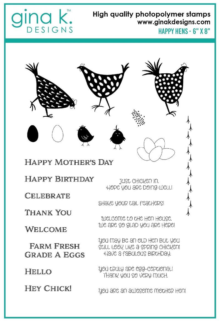 Happy Hens Stamp Set