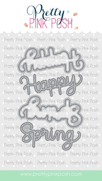 Happy Spring Shadow Die