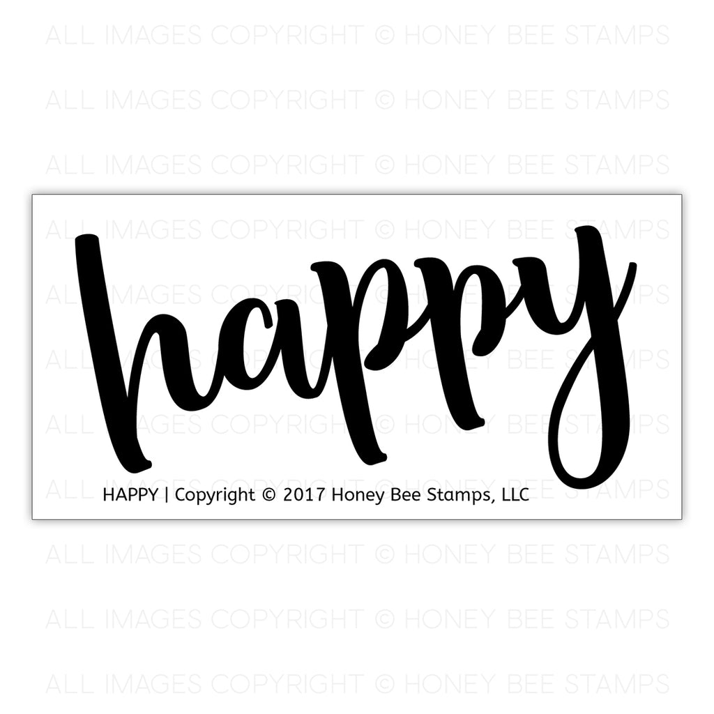 Happy Stamp Set - RETIRING
