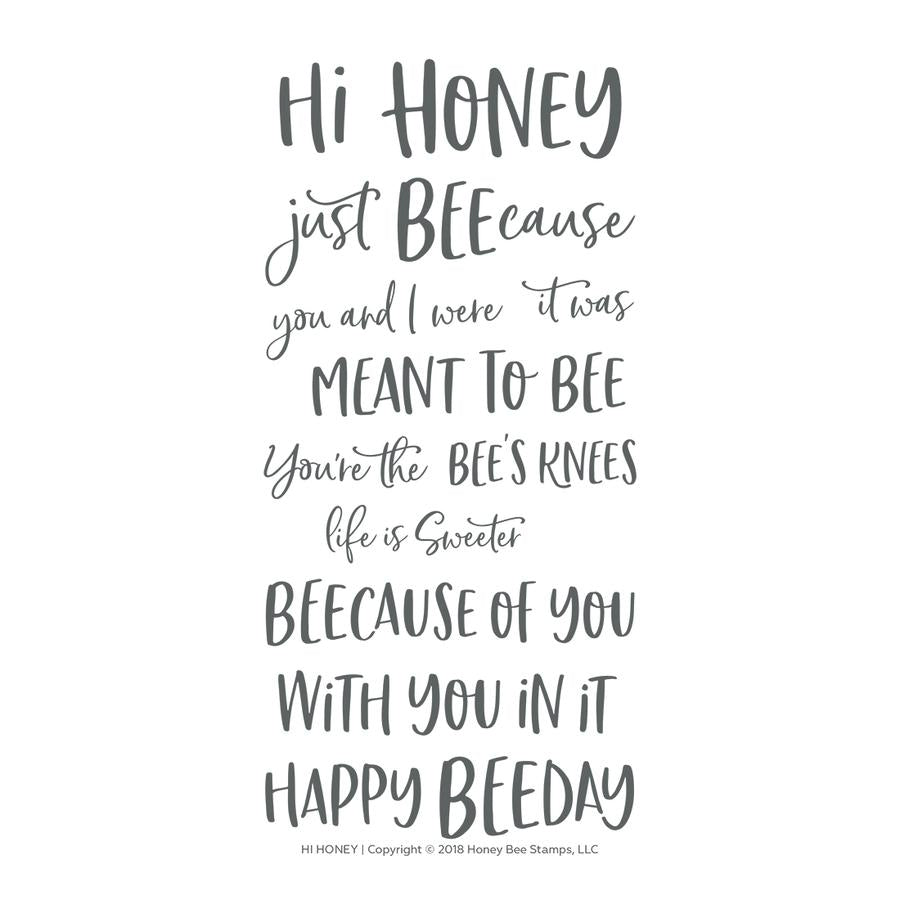 Hi Honey Stamp Set