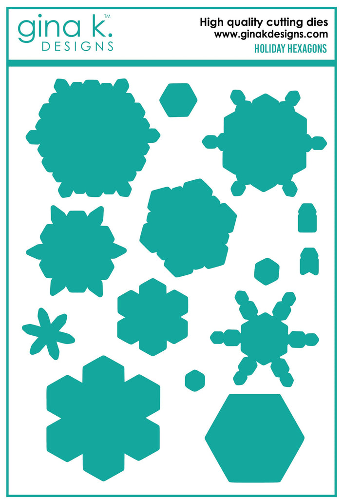 Ensemble de matrices de découpe Hexagones des Fêtes
