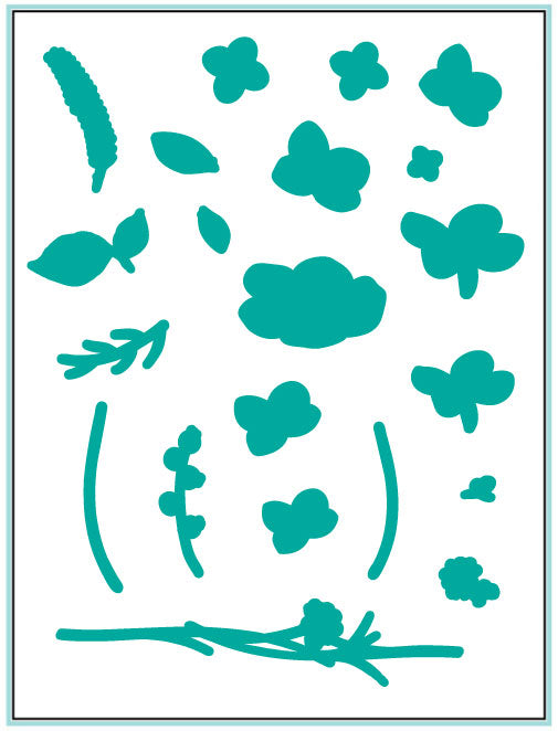 Ensemble de matrices Câlins et fleurs sauvages