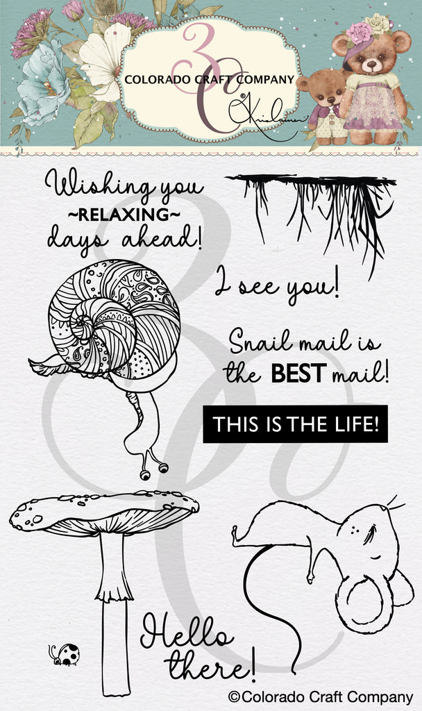 Kris Lauren - This Is The Life 4 x 6 Clear Stamps*