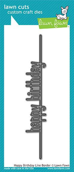 Bordure De Ligne Joyeux Anniversaire