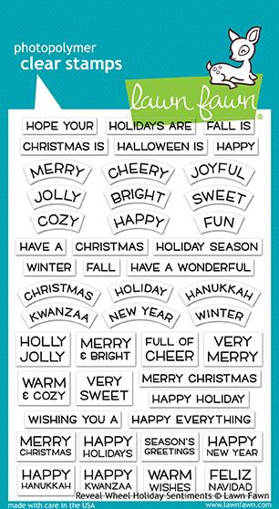 Reveal Wheel Holiday Sentiments