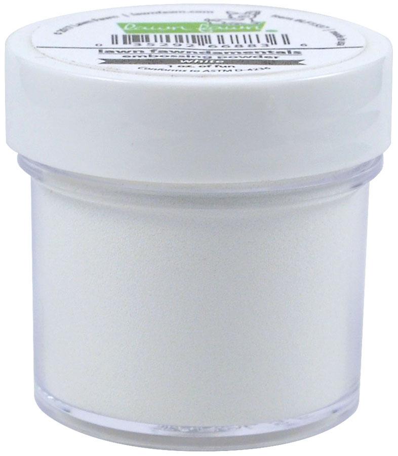 Poudre à embosser blanche texturée