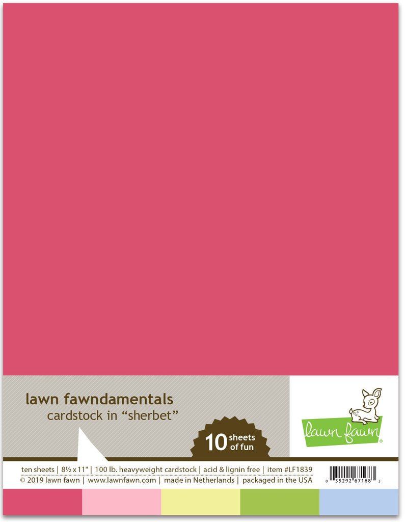 Papier cartonné Sherbert Pack