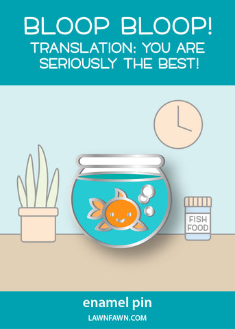 It's O-Fish-Al Enamel Pin*