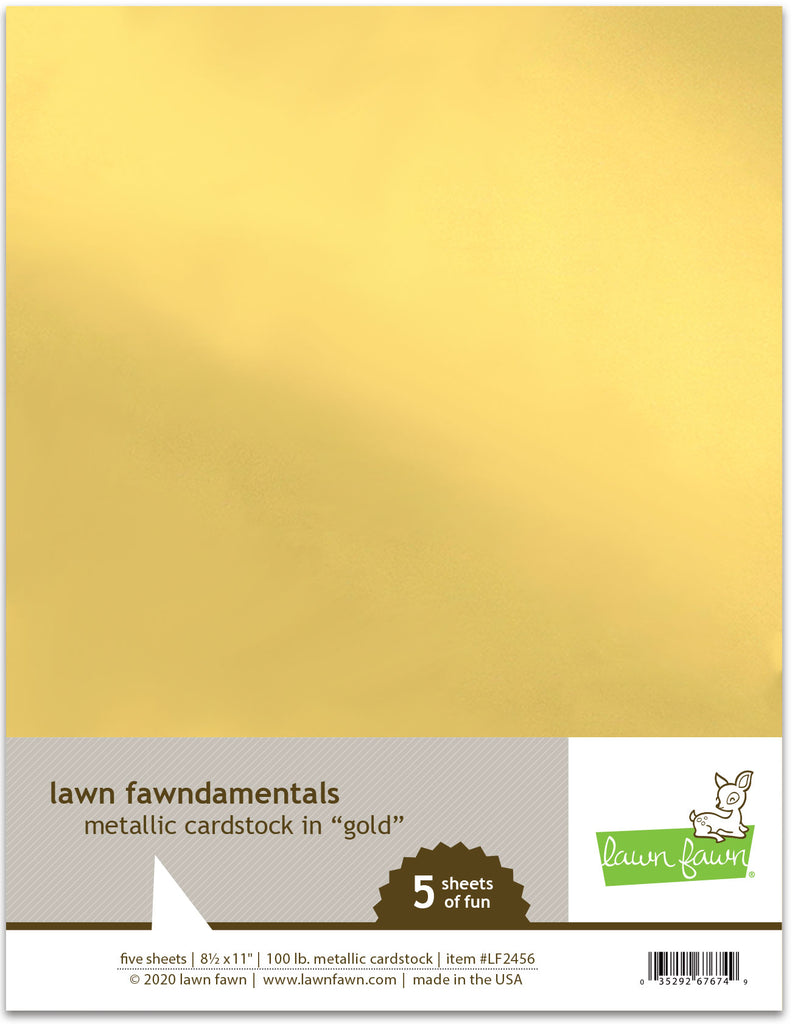 Gold Metallic Cardstock
