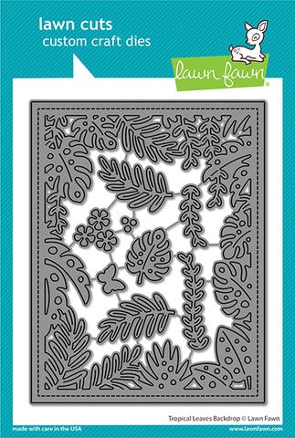 Toile de fond de feuilles tropicales